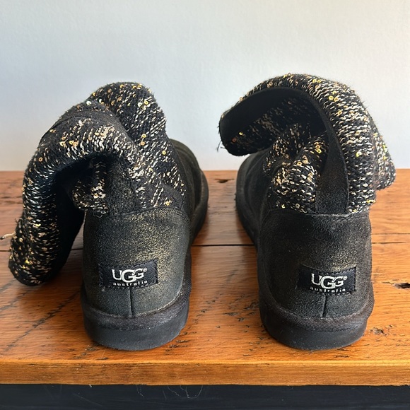 Sparkly Sequined Ugg Boots - Picture 2 of 5